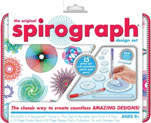 Spirograph Design Set Collectors Tin
